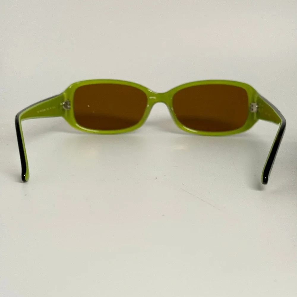 Kate Spade Paxton/N/S Tortoise Lime Green Rectangular Sunglasses DV2 Y6 53-16